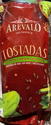 TOSTADAS DE NOPAL 18 PZ AREVALO